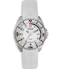 Swiss Military Hanowa Women's White Sealander Rubber Band Dive Watch